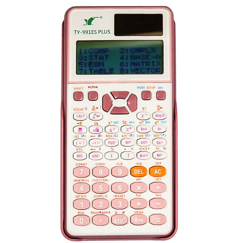 Популярные продукты TY-991 ES PLUS 417 функций научный калькулятор с двойным источником питания для студентов