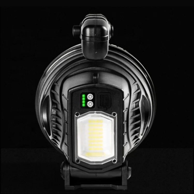 P50 P70 P90 Security Flash Light, Wholesaler Price USB Rechargeable Power Display Flashlight Long Range Rotatable Lamp