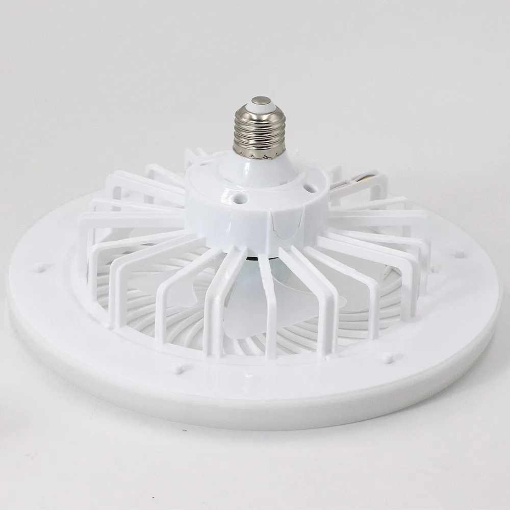 Modern Minimalist LED Ceiling Fan White Light Indoor Silent Fan Three Gear Light Mode Chandelier Ceiling Fan Light