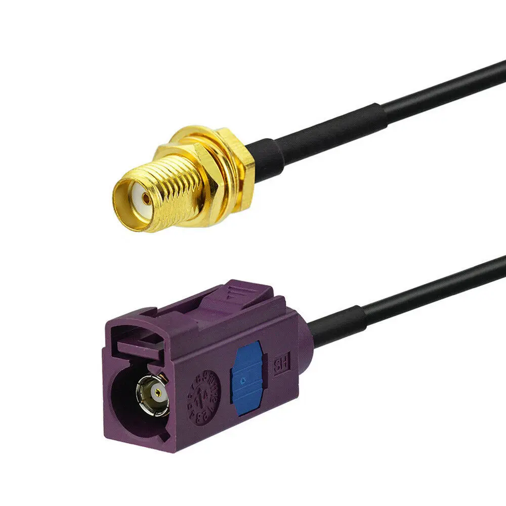Car 4G LTE GSM Telematics Antenna Adapter Cable Fakra D to SMA Female 30cm