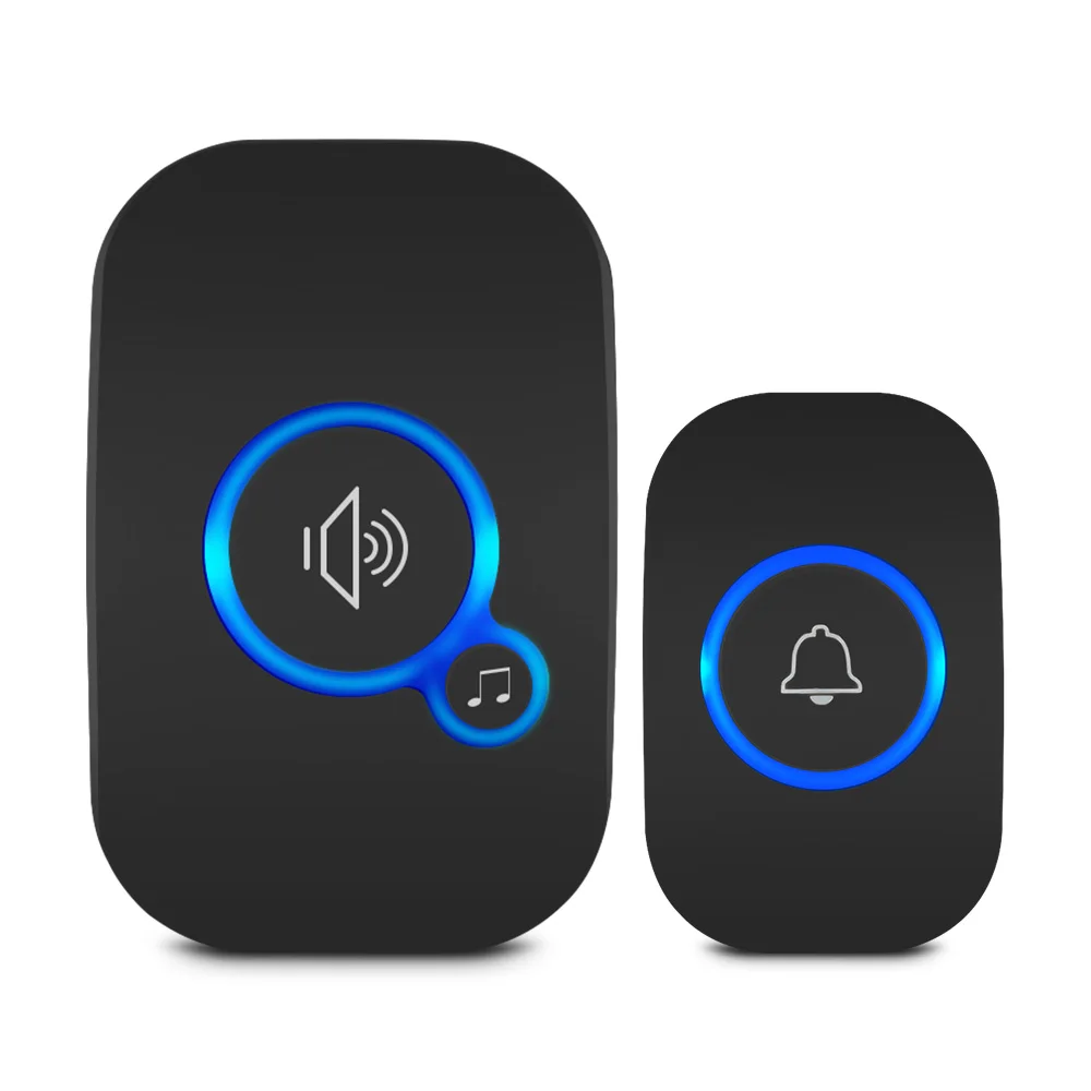 New 150M Long Distance Wireless Doorbell  UK US EU Plug Smart Doorbell For Home