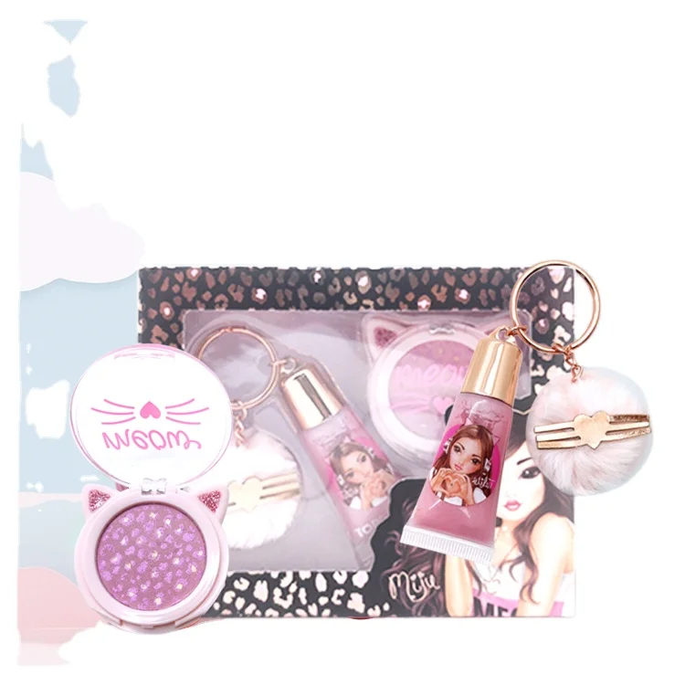 Make up beauty gift girls sets rainbow pony packaging kids cosmetics kids makeup set
