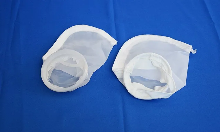 Nylon Steel Ring 25 50 100 150 200 300 400 500 600 Micron Nylon Mesh Water Filter Bag