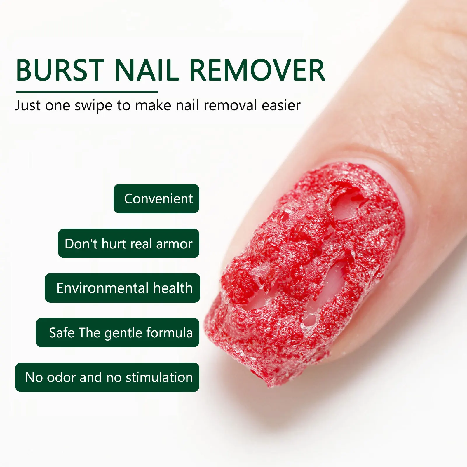 Nail polish gel remover no harmful nail care crack nail gel