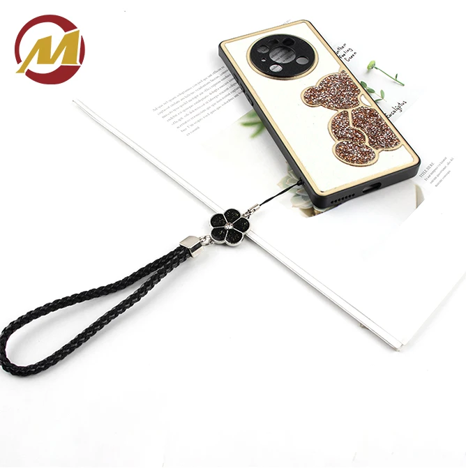 Phone Charm Strap Multicolor Phone Charm String Short Braid Mobile Phone Straps for Camera Anti-Lost Lanyard Gift Keychain Strap