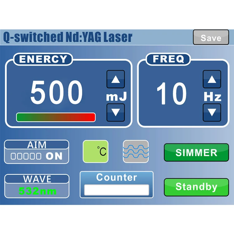 KES Personal remove eyebrow embroidery tattoo machine/q-switched nd.yag laser machine/remove acne