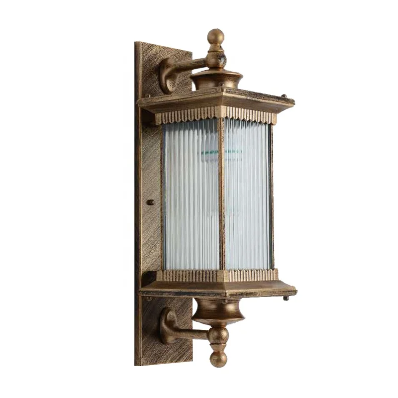 european style aluminum  waterproof outdoor wall lamps