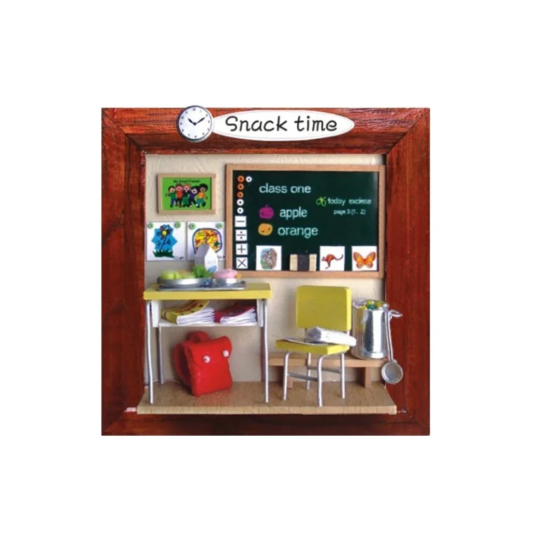 Hongda Factory Supply Wholesale Picture Frame Design Diy Assembly Mini House