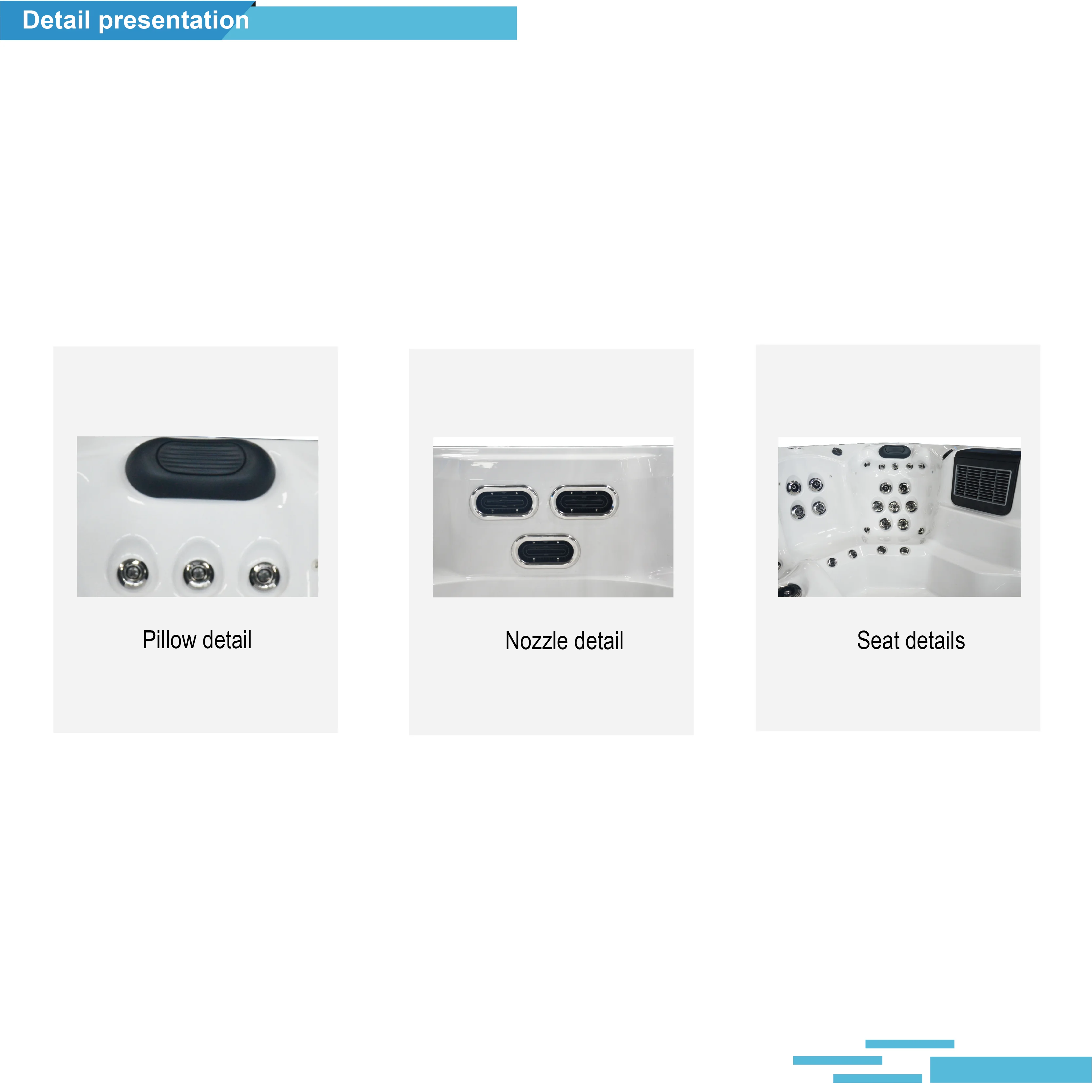 Sunrans Wholesale Acrylic Hottub Outdoor For Backyard Hydrotherapy Exercise Swim Spa Pool Hydro Massage Swimming Pool Spa