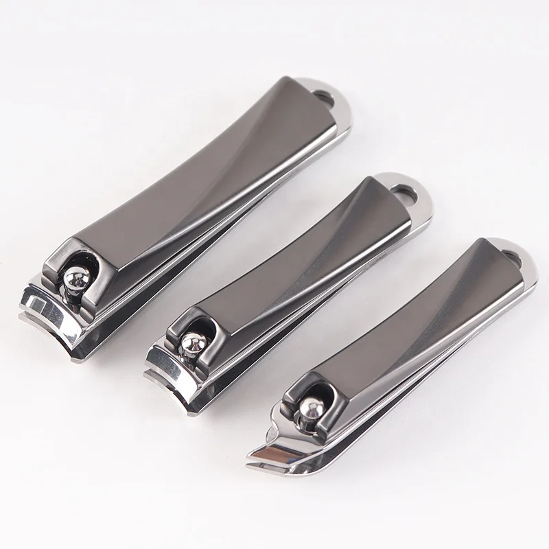 Factory Wholesale Durable Sharp Stainless Steel Nail Clipper Custom Private Label Manicure Tools Black Nail Clipper