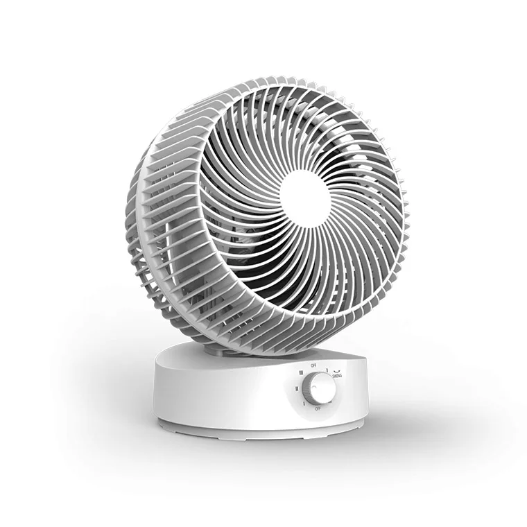 Air cooling Quiet Purifying air patent Knob control OSC up and down Manual 90 plastic  white indoor Household table fan