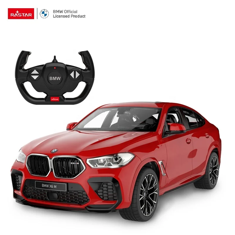 Rastar Hot Sale Car Model BMW X6 M Licensed 1:14 RC Car Toys for children Electric Remote Control car with lights Birthday Gift