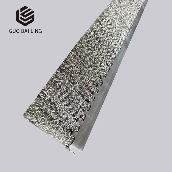 Customized Size Industrial Stainless Steel Wire Conductive Strip Brush