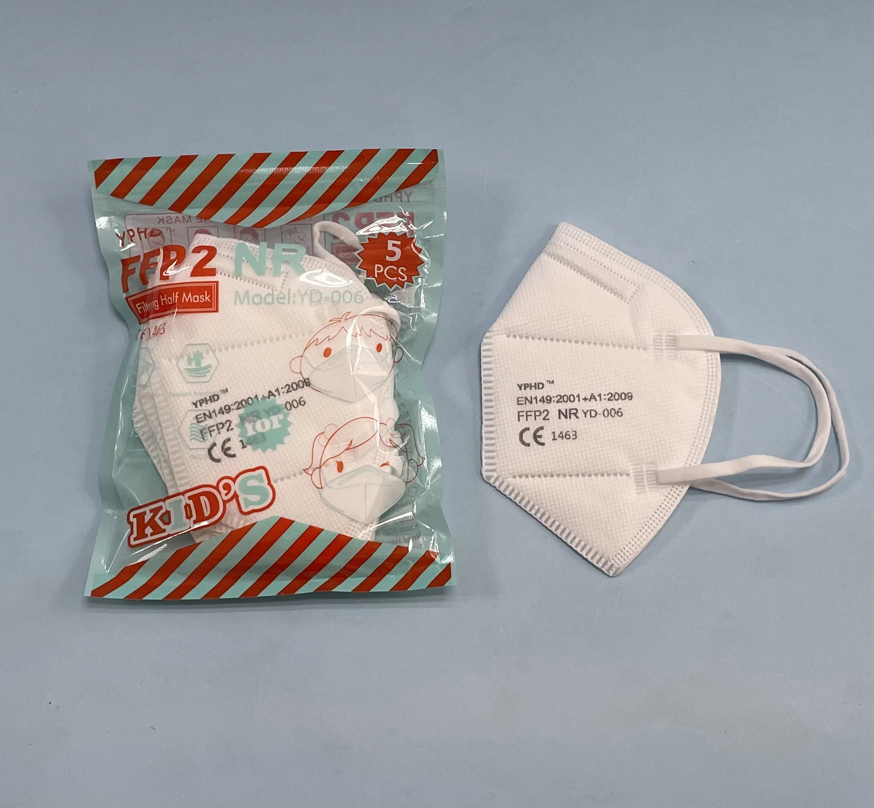 Оптовая продажа, высококачественные одноразовые детские маски FFP2, многоразовые защитные Детские маски FFP2