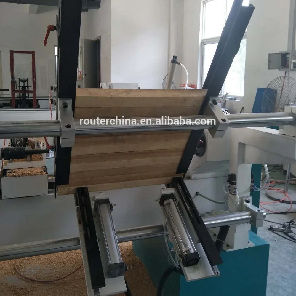 March Expo 2021 Auto Feeder Single Axis CNC Woodworking Machinery for Making Baseball Bats TJ-1530AF