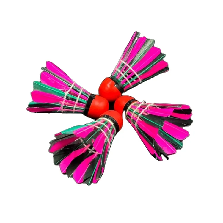 
2021 Selling Quality Duck Feather Badminton Shuttlecock Hybrid Shuttlecock 