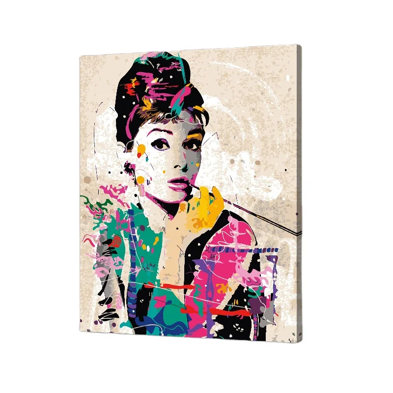 16x20 Inch Colour Talk DIY Warm Sunflower Oil Paint by Number Set for Kids Adults and Beginner