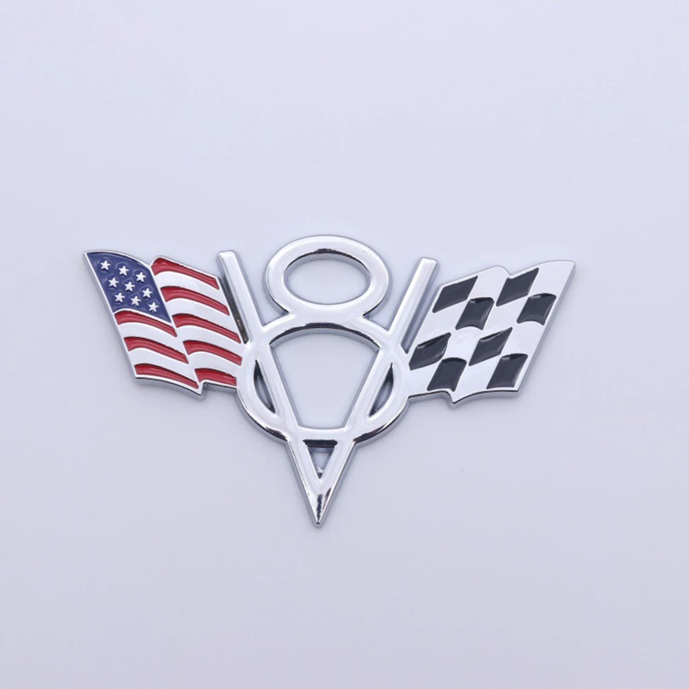 Automotive decorative metal sticker suitable for Chevrolet Dodge Ford JEEP rear body sticker