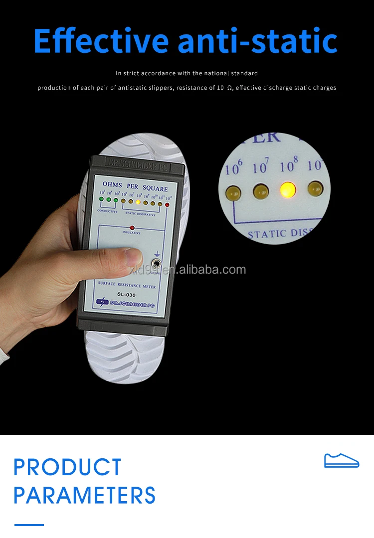 Cleanroom ESD Anti Static PVC Safety Slipper