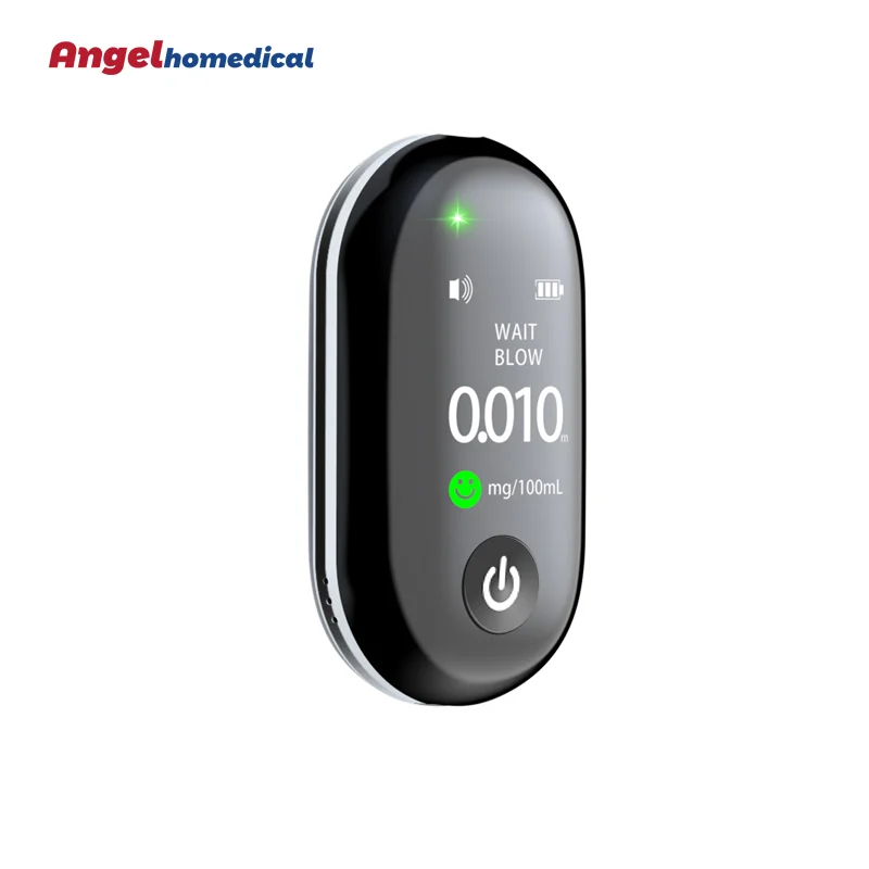 2022 Wholesale  OEM ODM Alcohol Meter Tester Breathalyzer Alcoholtester LCD Digital Breath Alcohol Tester Breathalyser