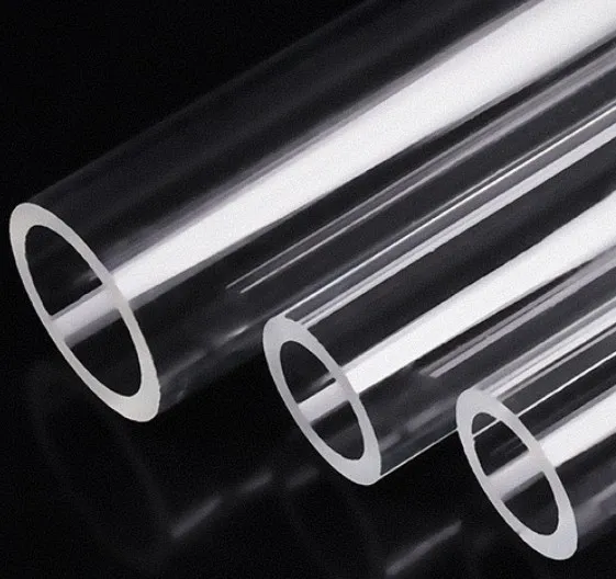 Transparent perspex pipe circular round tube made of high quality acrylic