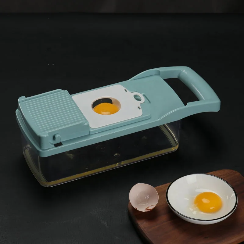 kitchen accessories manual vegetable fruit mandolin slicer cutter shredder with strainer and egg separator