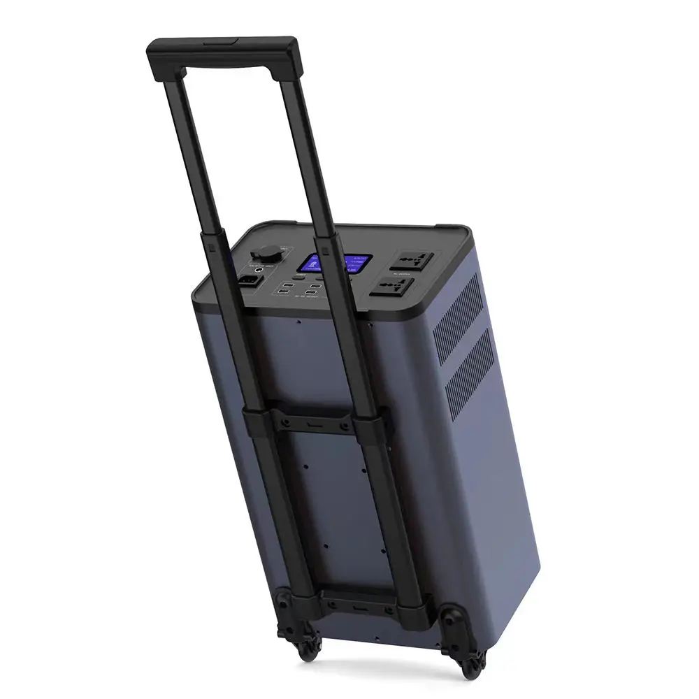 Outdoor Trolley case Removable Portable Power Banks Power Station 3000W 2304WH LiFePO4 Battery Emergency