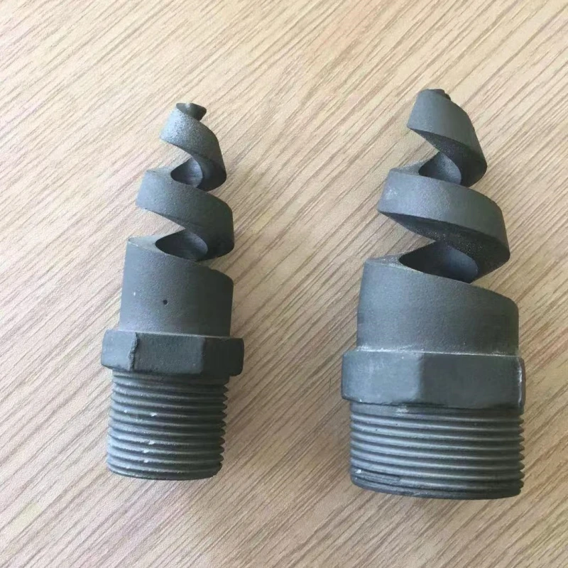 OEM customized ceramic nozzle Tail Gas Absorption Tower Silicon Carbide desulfurization Spiral Threaded Connection Nozzles