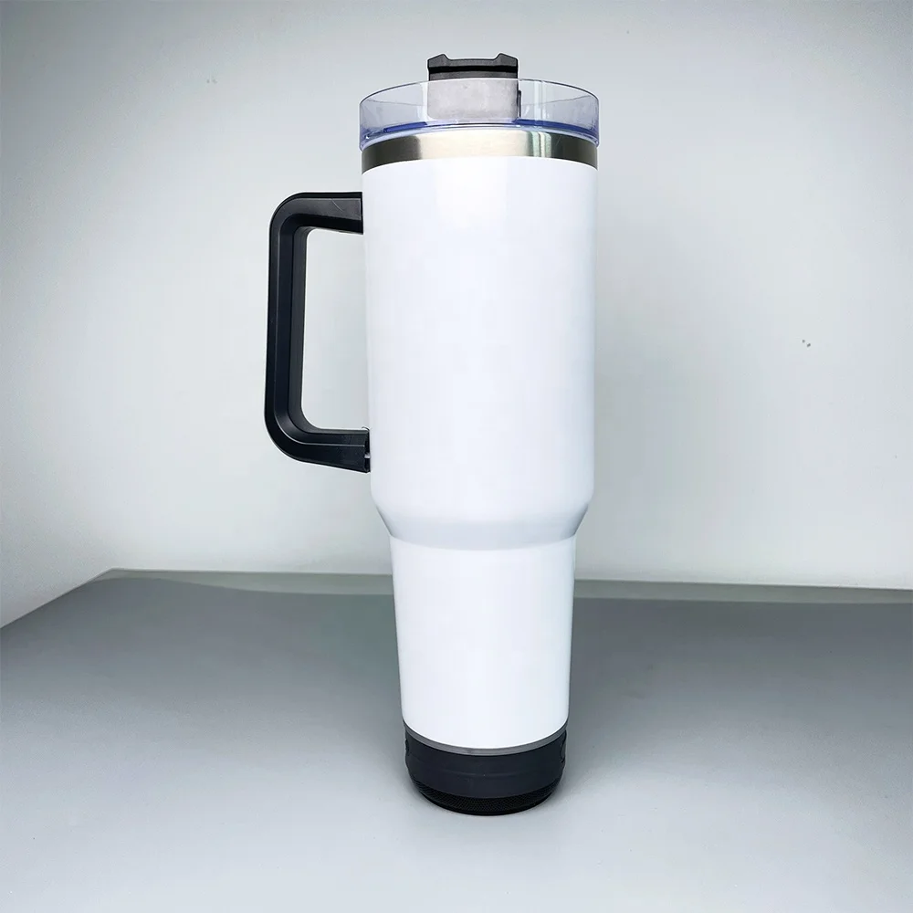 for girl gift sublimation speaker tumbler insulated vacuum popular Multi colors speaker 40oz tumblers