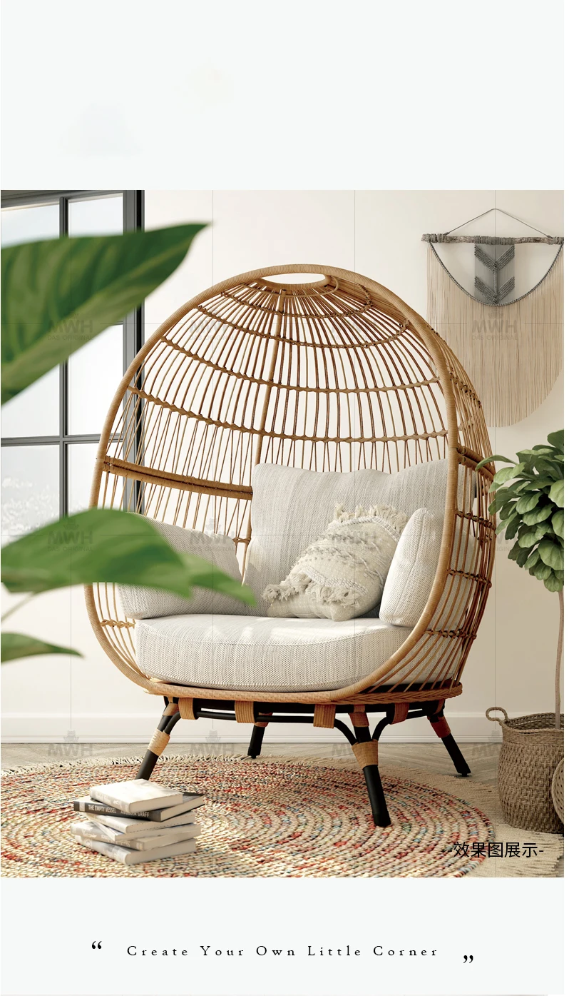 Wicker Swing Chairs egg relax wicker chair