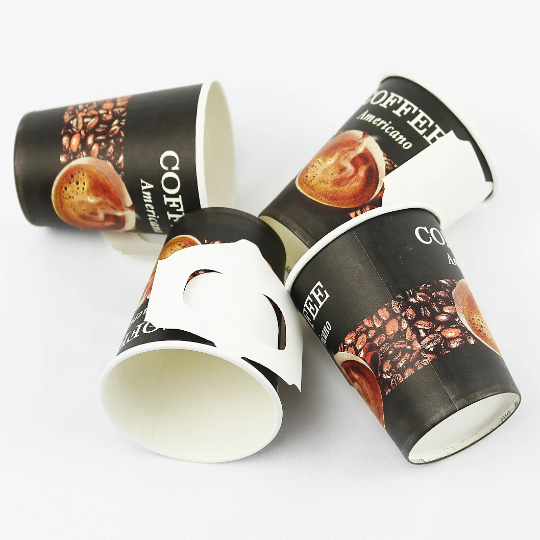 Company Factory Cup Paper Raw Material Manufacturer And Supplier Single Wall Paper Coffee Cups