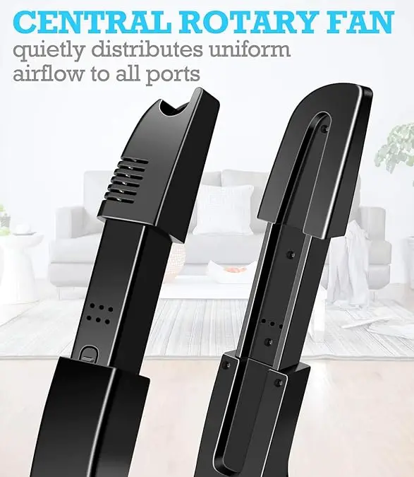 Portable Electric Shoes Boots Dryer and Warmer Heater with Folding and Drying Adjustable Rack