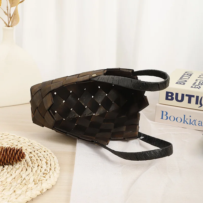 Best Selling Bamboo Basket Rustic Handmade Flower Natural Bamboo Planter Basket Modern Decorative Competitive Price
