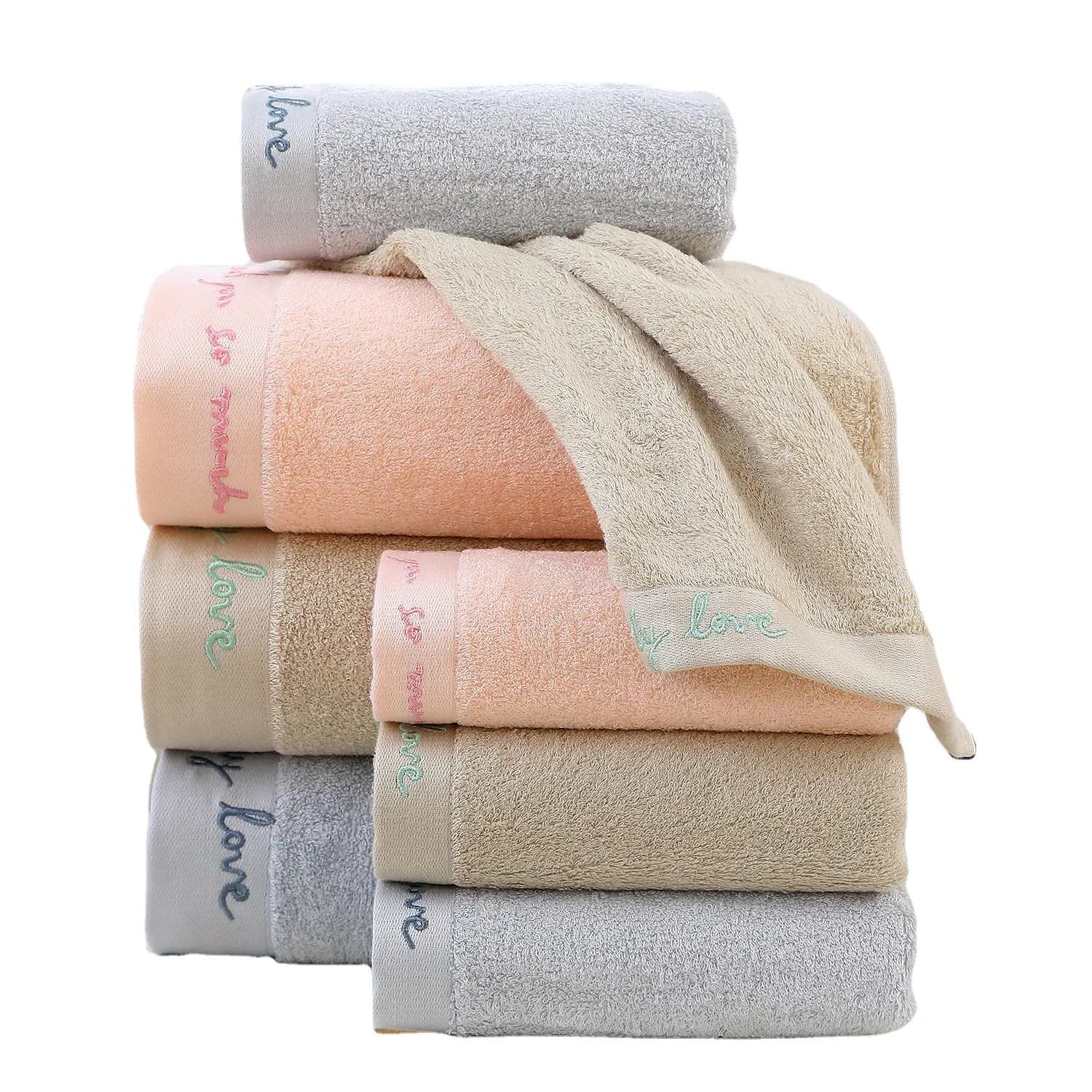 Factory Direct Wholesale Luxury Hand Spa Home Bath  Bamboo Towel