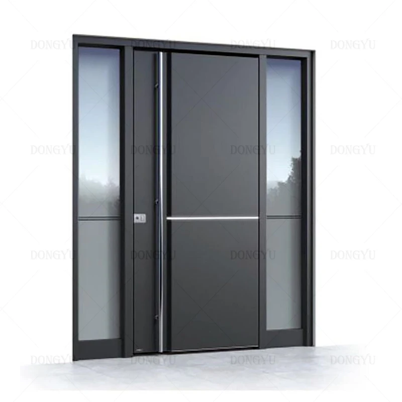 Revamp Your Home Entrance with High-End Stainless Steel Pivot Doors and Security Solutions