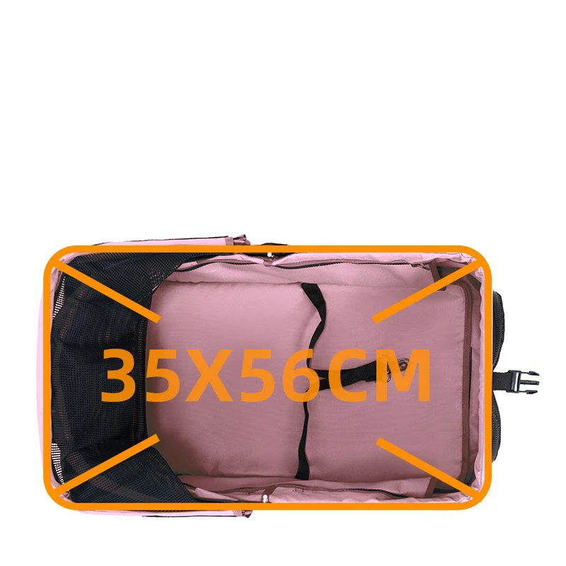 Newly Arrived Easy to Fold Portable Hand Trolley for Small Dogs and Cats Travel Lightweight and Foldable Outdoor Pet Cart
