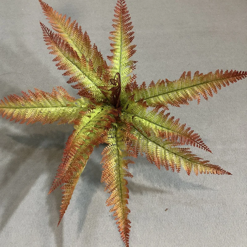 Artificial Boston Fern Bushes Artificial Ferns  Green Plant Simulated Ceilings For Wall Window Decorations Outdoor Indoor Decor