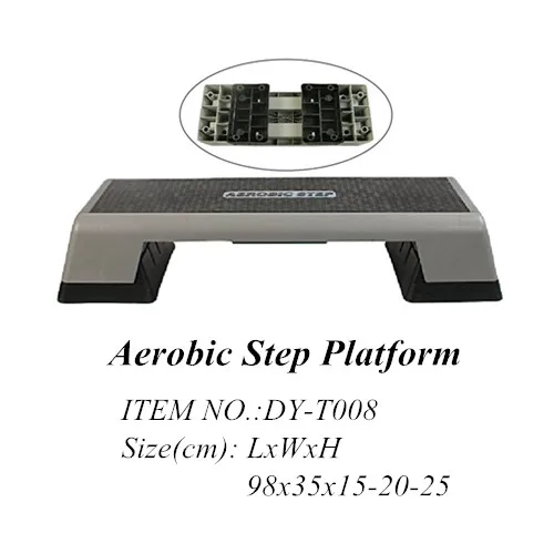 Aerobic Step Platform/Fitness Equipment Steppers Adjustable Aerobic Step Gym Platform Exercise Board Aerobic Stepper