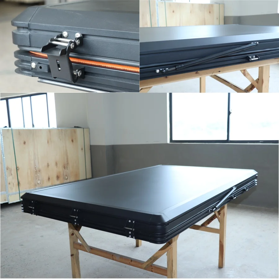 Camping Triangle Aluminum Clamshell Solar Car Tent Hard Shell Roof Top Tent Solar Panel