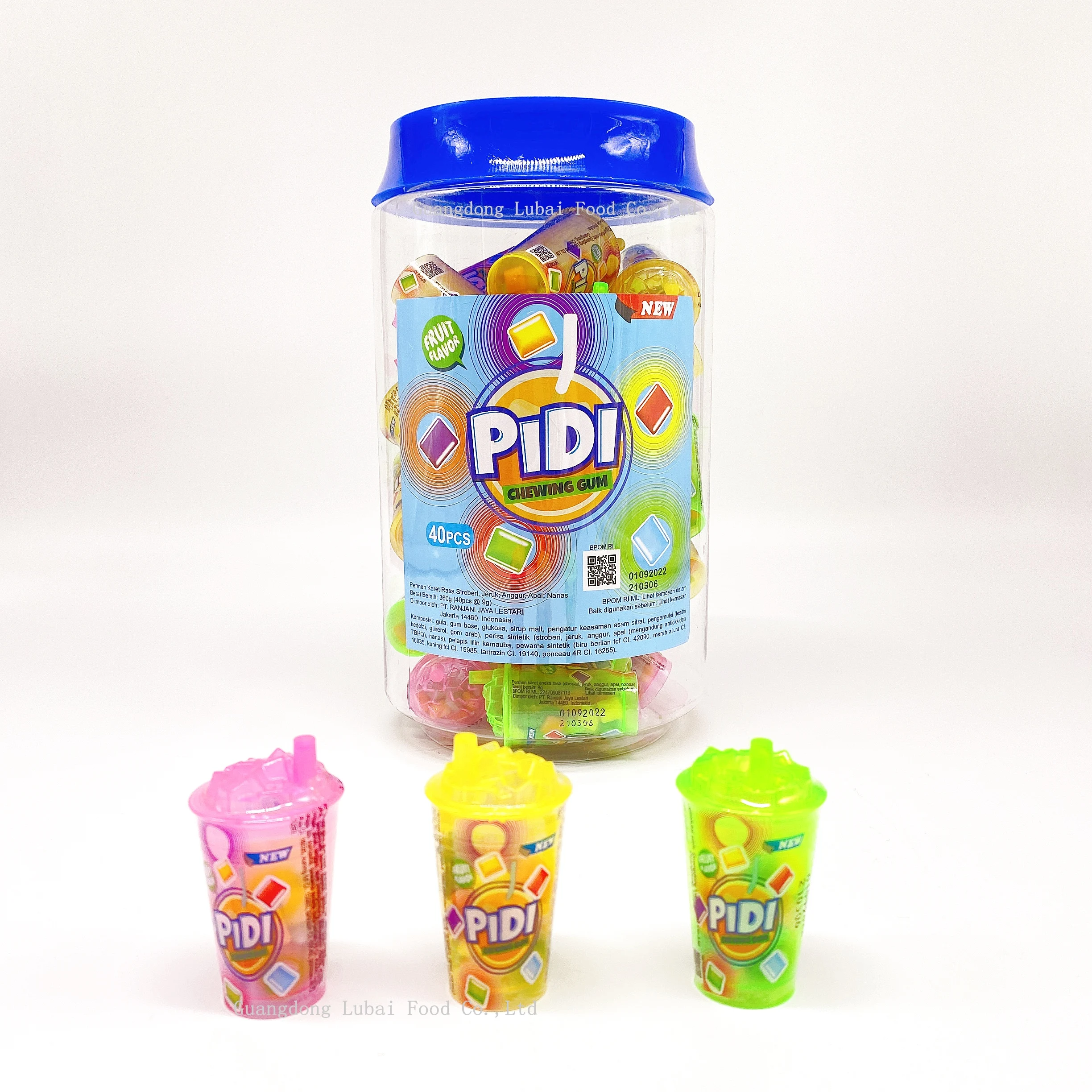 Wholesale OEM sweet mix flavor colorful mini chewing gum