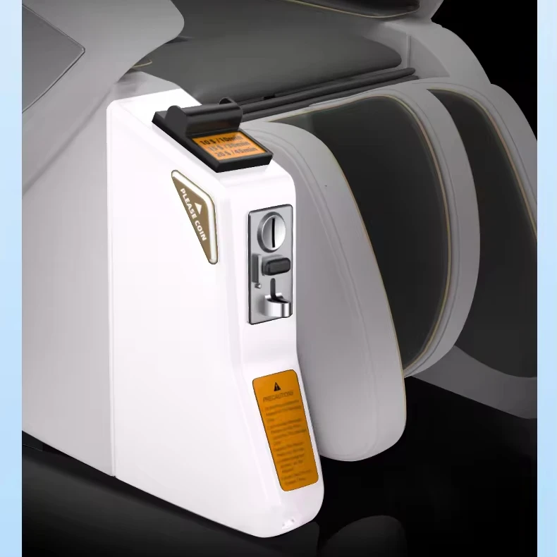 shop commercial gym coin token bill massage chair credit card vending with cash payment system