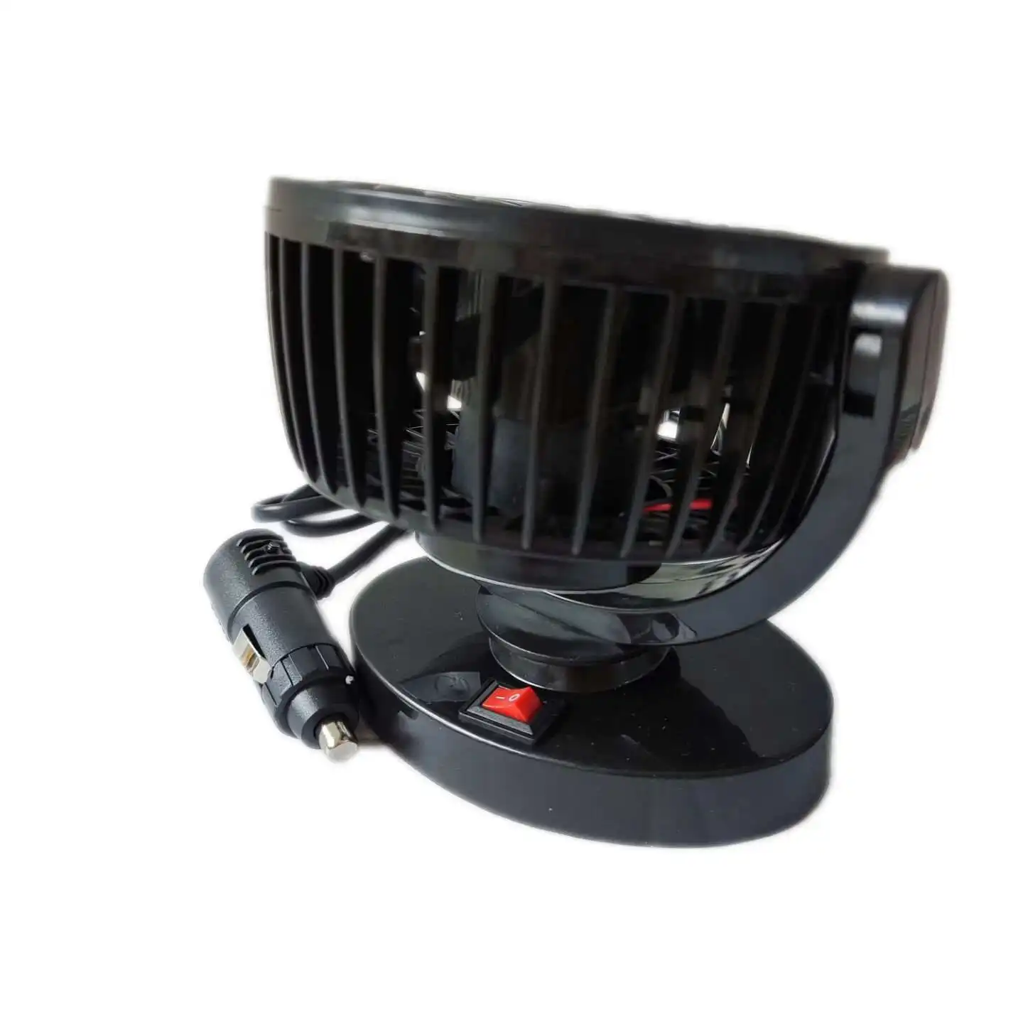 Universal electric 5vUSB12v/24v cigarette lighter fan car single head cooling fan