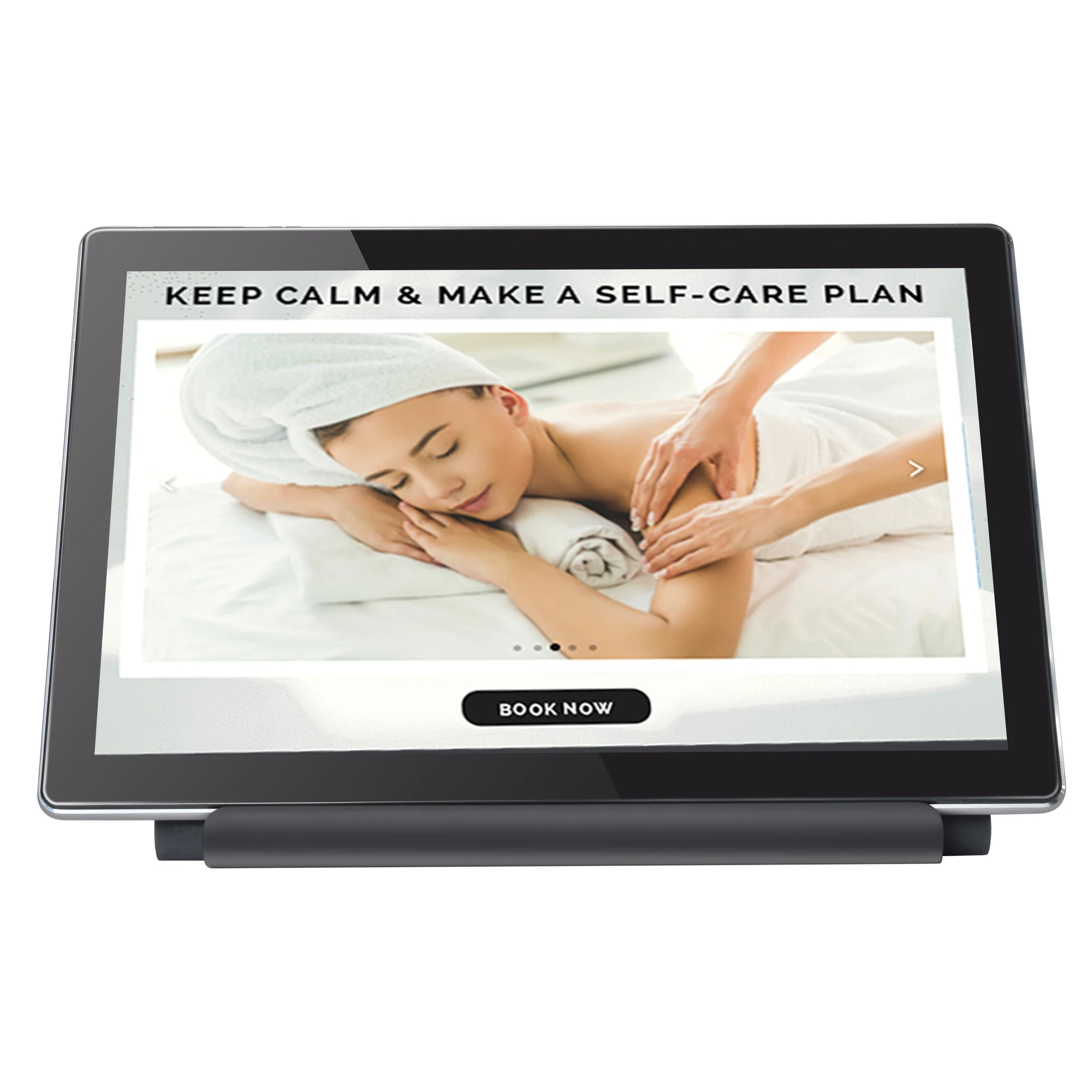 Support NFC IR remote 10 inch hotel tablet pc MT8168 FHD screen with charging dock station for hotel management