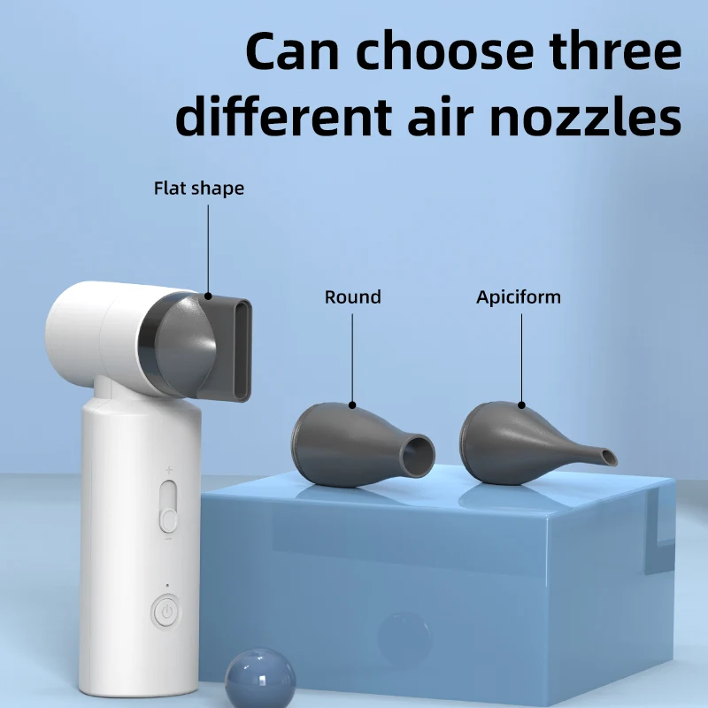 Personalized Handheld Fan Digital Display 80000 RPM High-speed Powerful Mini Fan 4500 mAh Type C Rechargeable Mini Handheld Fan