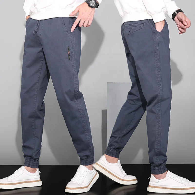 Factory Manufacturer Wholesale Blank Multi Pockets Custom Cotton Outdoor Track Pant Trouser Straight Cargo Pants Men