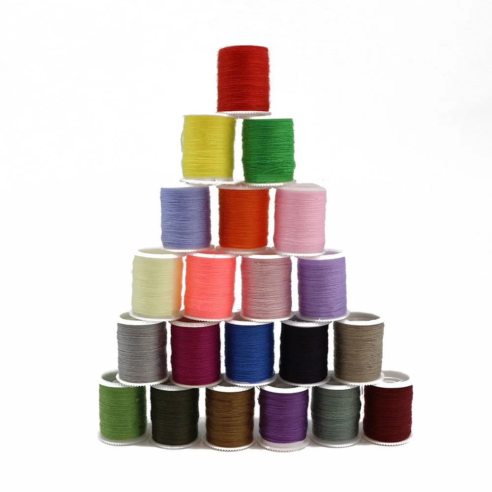 Household Multifunctional Shears Needle Thread Set 32 Colors Metal Spindle Tape Needle Tray Sewing Repair Set