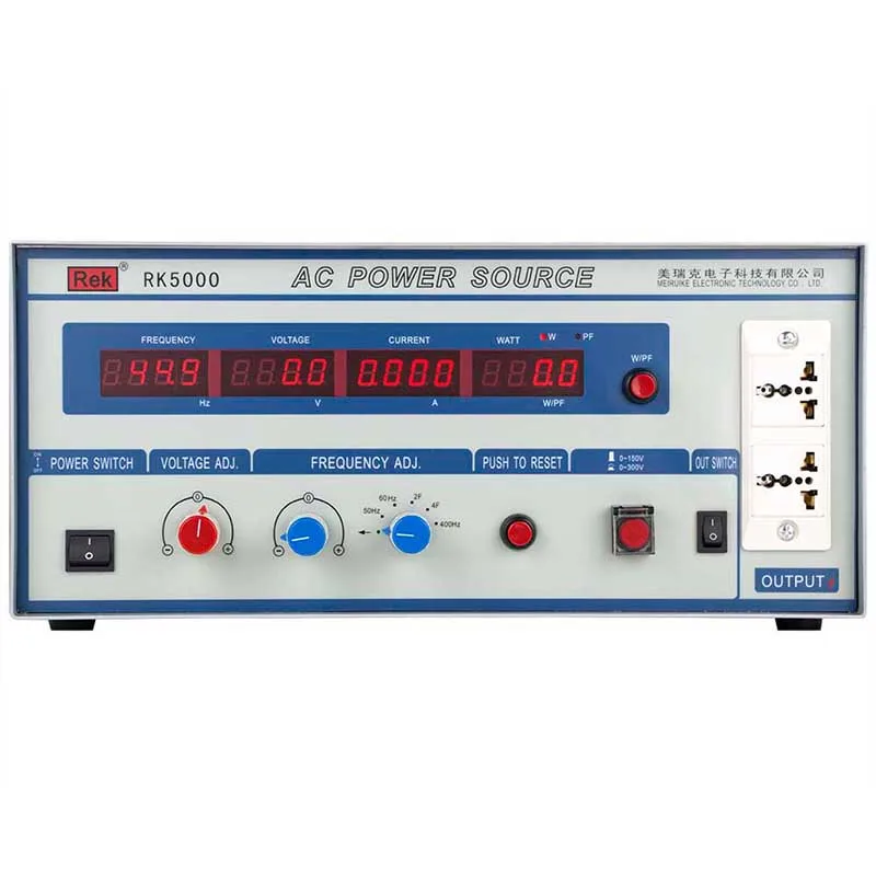 RK5000 500VA one Single Phase AC adjustable Variable Frequency Power Supply Source US, EU, AU plug