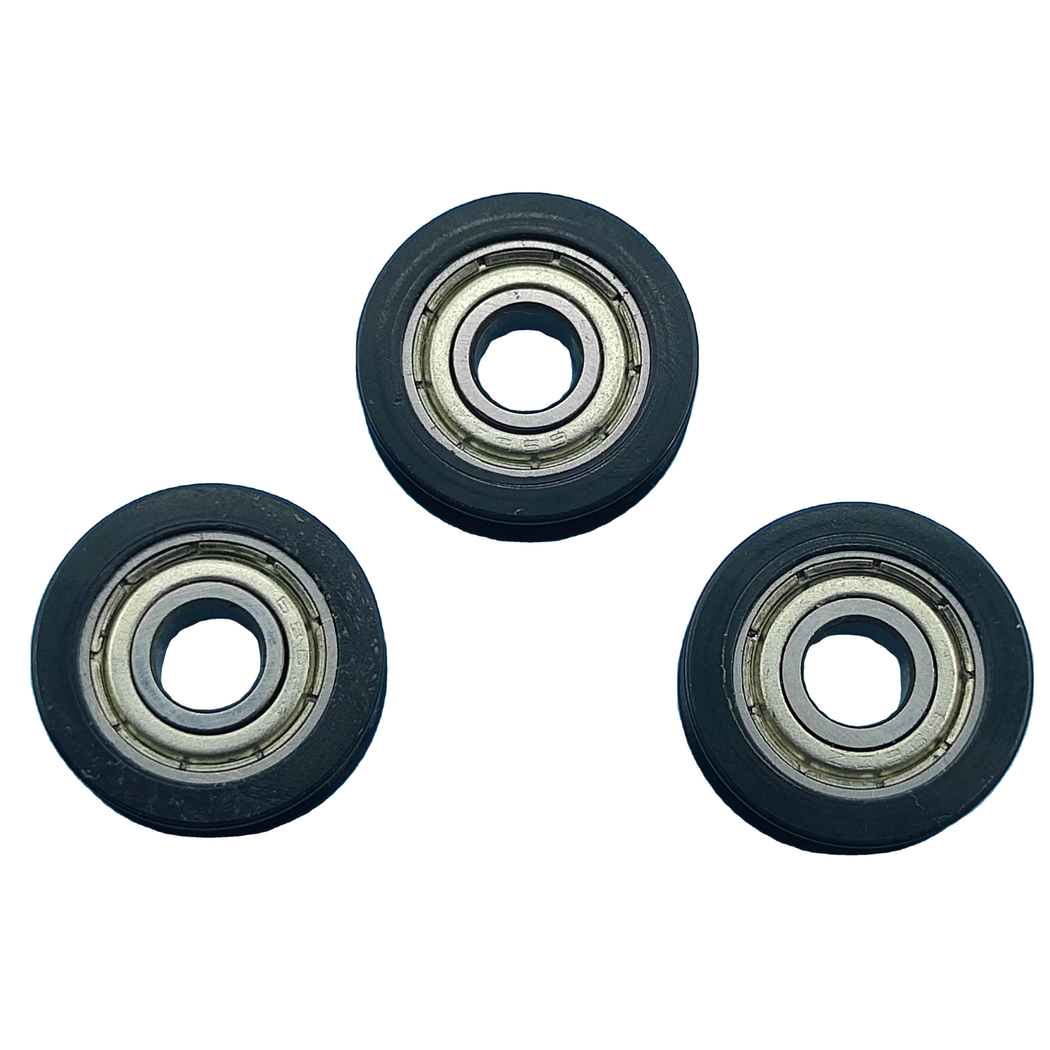 Good Quality High Friction Plastic Ball Bearings 6*19.7*6.2*17mm Plastic Pulley Wheel