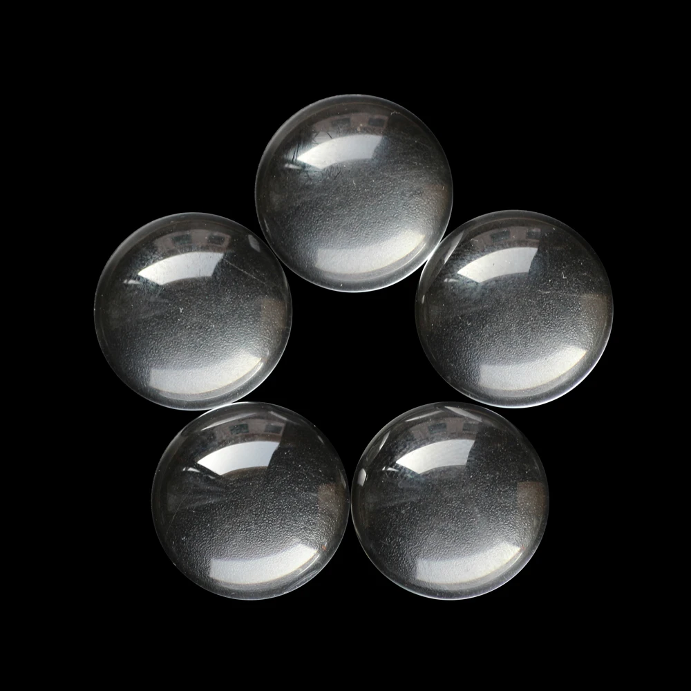ZHB 20MM 30MM 40MM Alloy Pendant Bases Round Glass Cabochon Tray Bezel Blanks Metal Gold Silver Charms for Jewelry Making