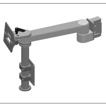 China factory Aluminium monitor mount arm support holder for GE anesthesia equipment